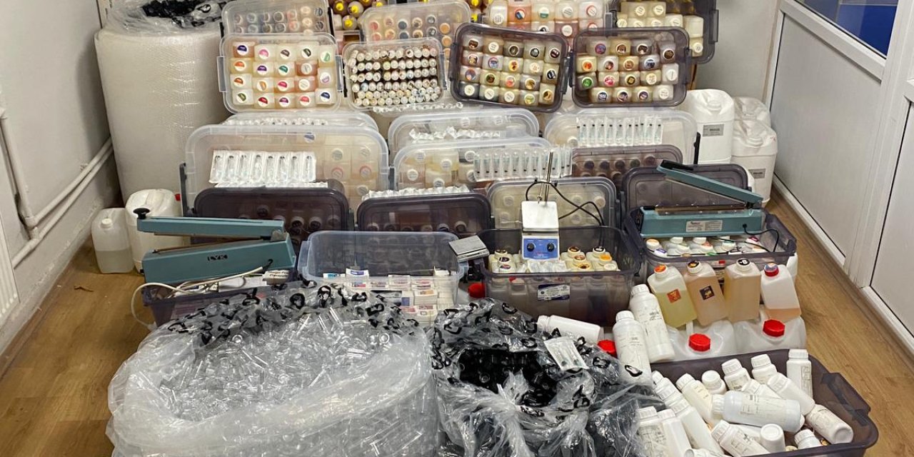 Sivas'ta imalathaneye baskın