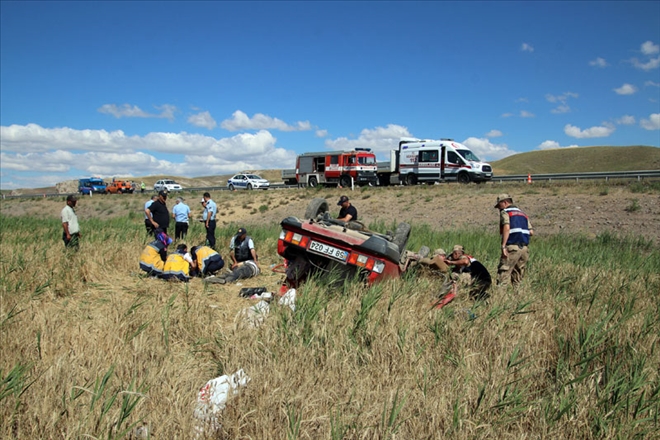 Sivas´ta trafik kazası: 1 ölü, 2 yaralı