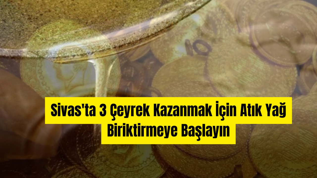 Sivas'ta Atık Yağlar Altına Dönüşüyor