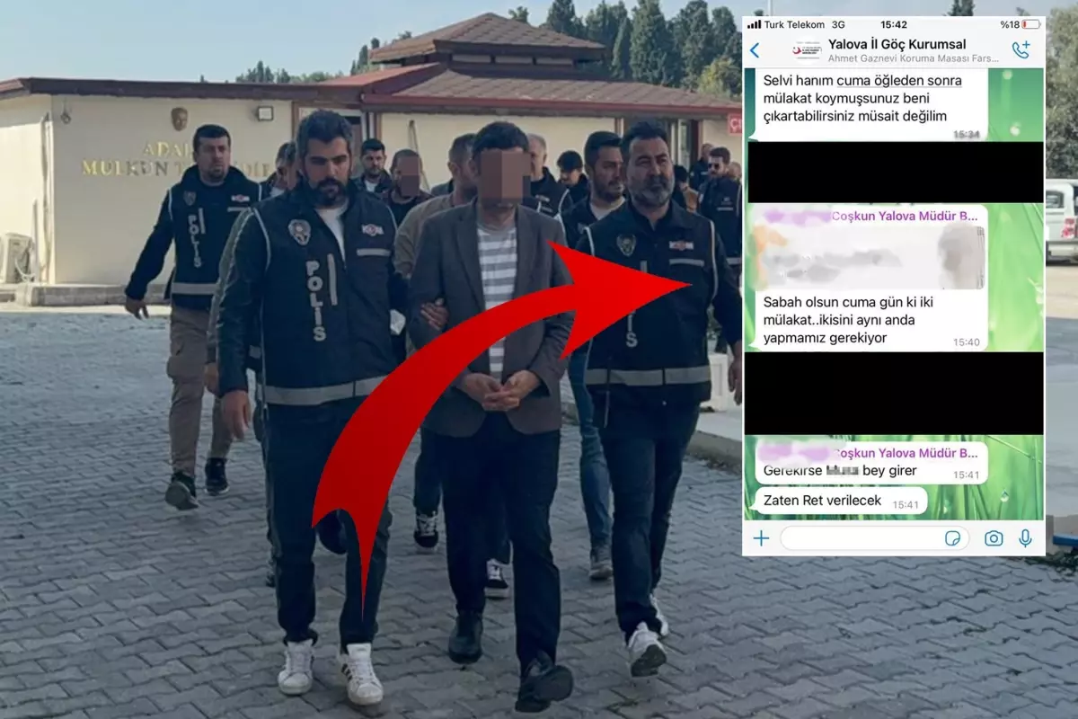 Görevden Uzaklaştırılan İl Göç Müdürünün Skandal Mesajları Ortaya Çıktı