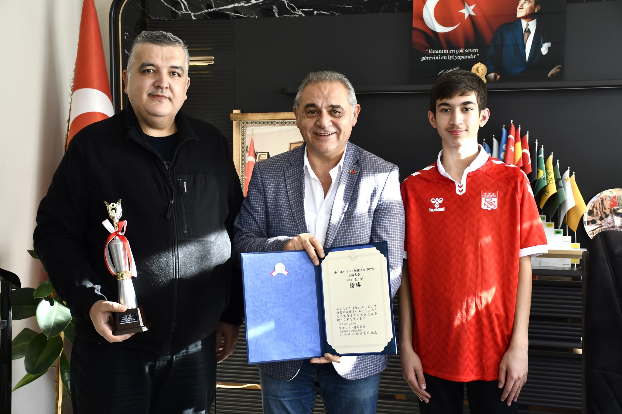 Şampiyona Belediye Başkanından Ödül