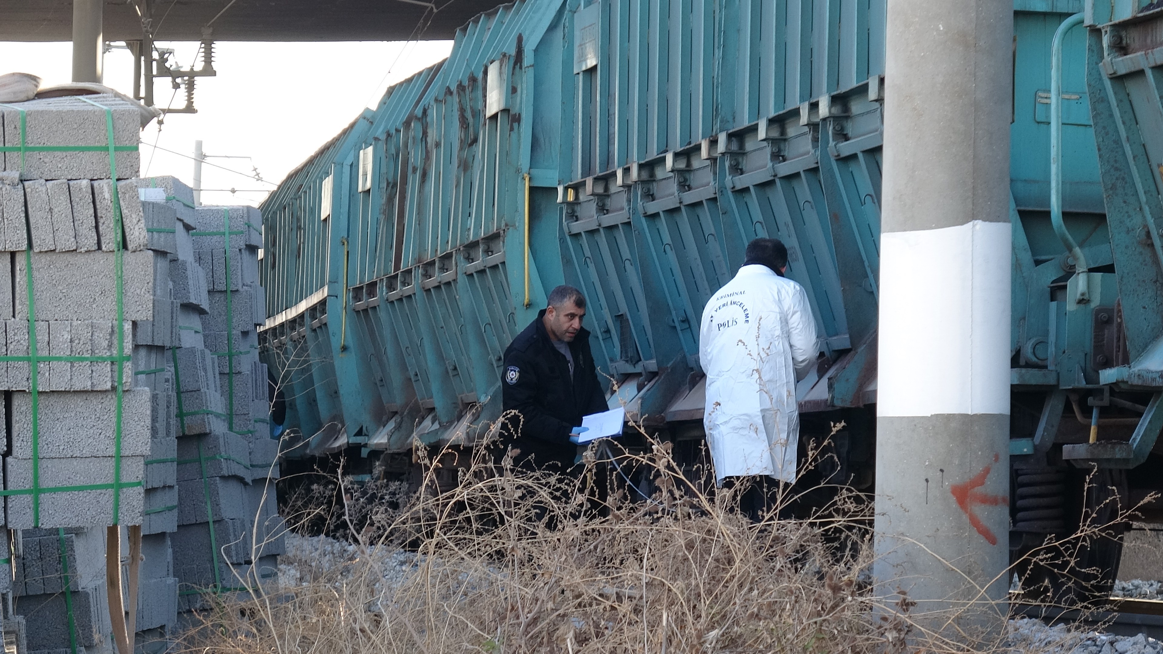 Sivas–Malatya yolunda yük treni can aldı