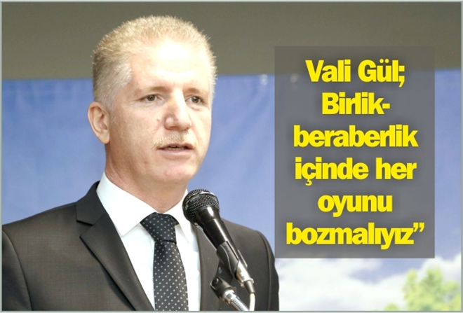 ?Birlik-beraberlik içinde her oyunu bozmalıyız?