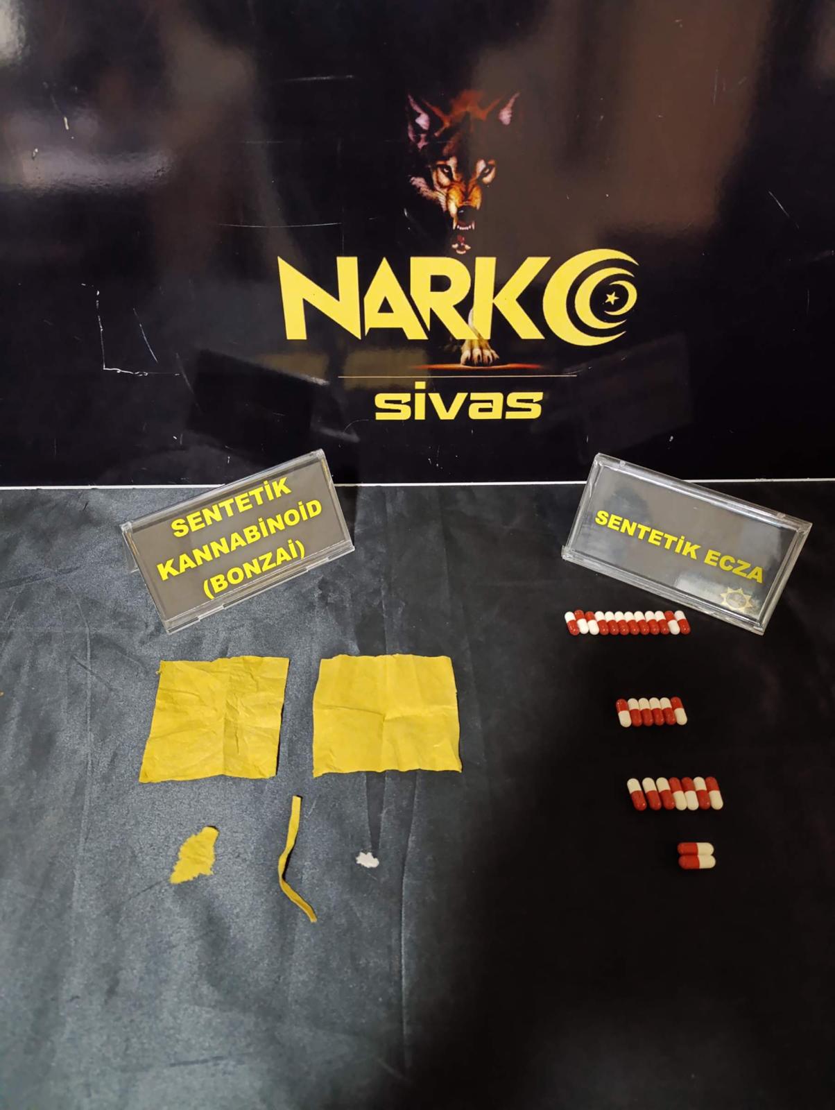 Sivas’ta Uyuşturucu Operasyonu: 3 Tutuklama