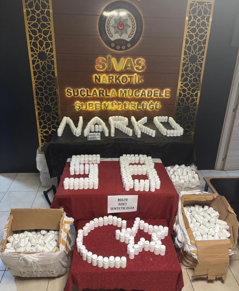 Sivas’ta uyuşturucuya büyük darbe
