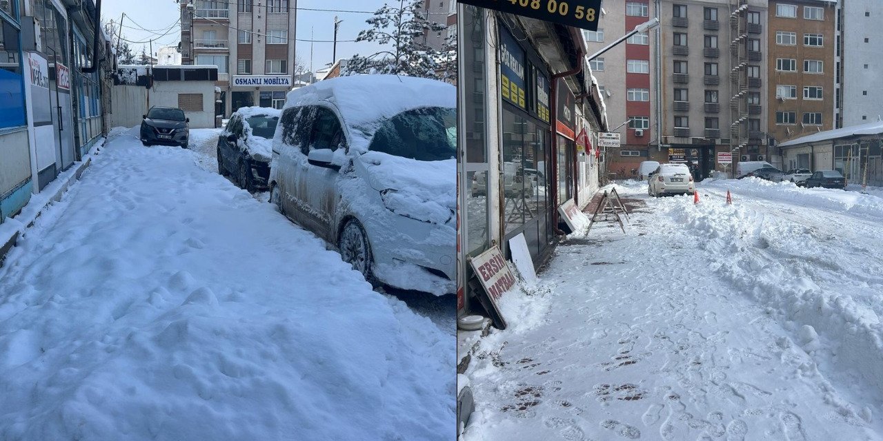 Basın sitesinde kar temizleme ayrımcılığı