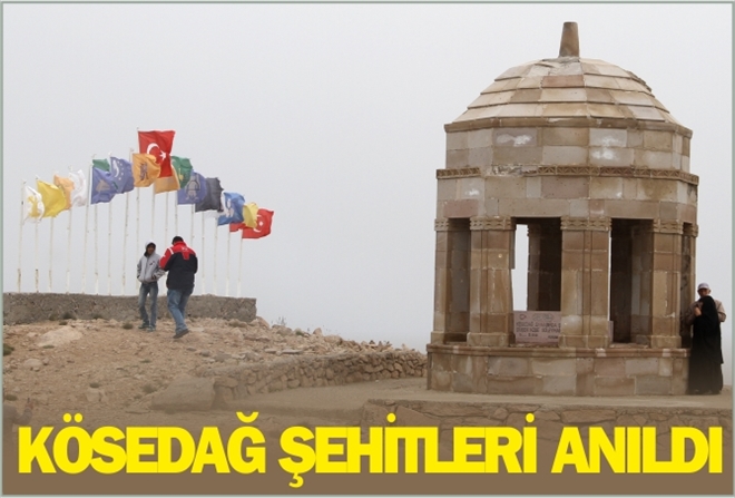 KÖSEDAĞ ŞEHİTLERİ ANILDI