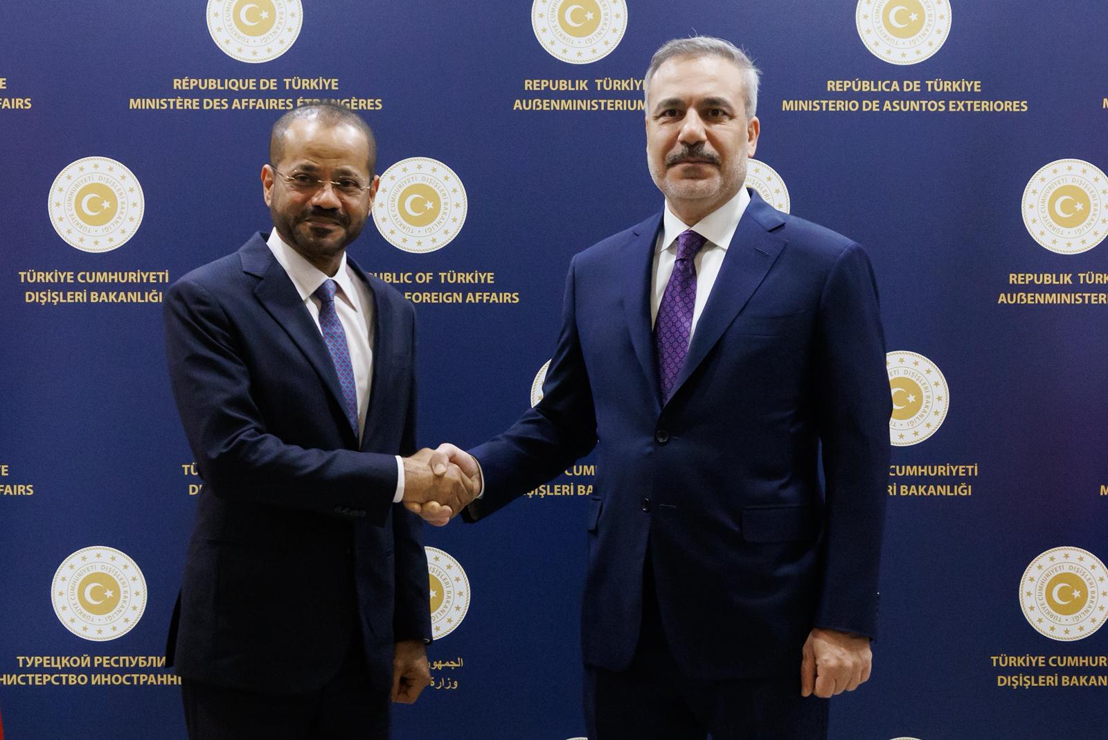 Fidan, Ummanlı mevkidaşı Busaidi ile görüştü