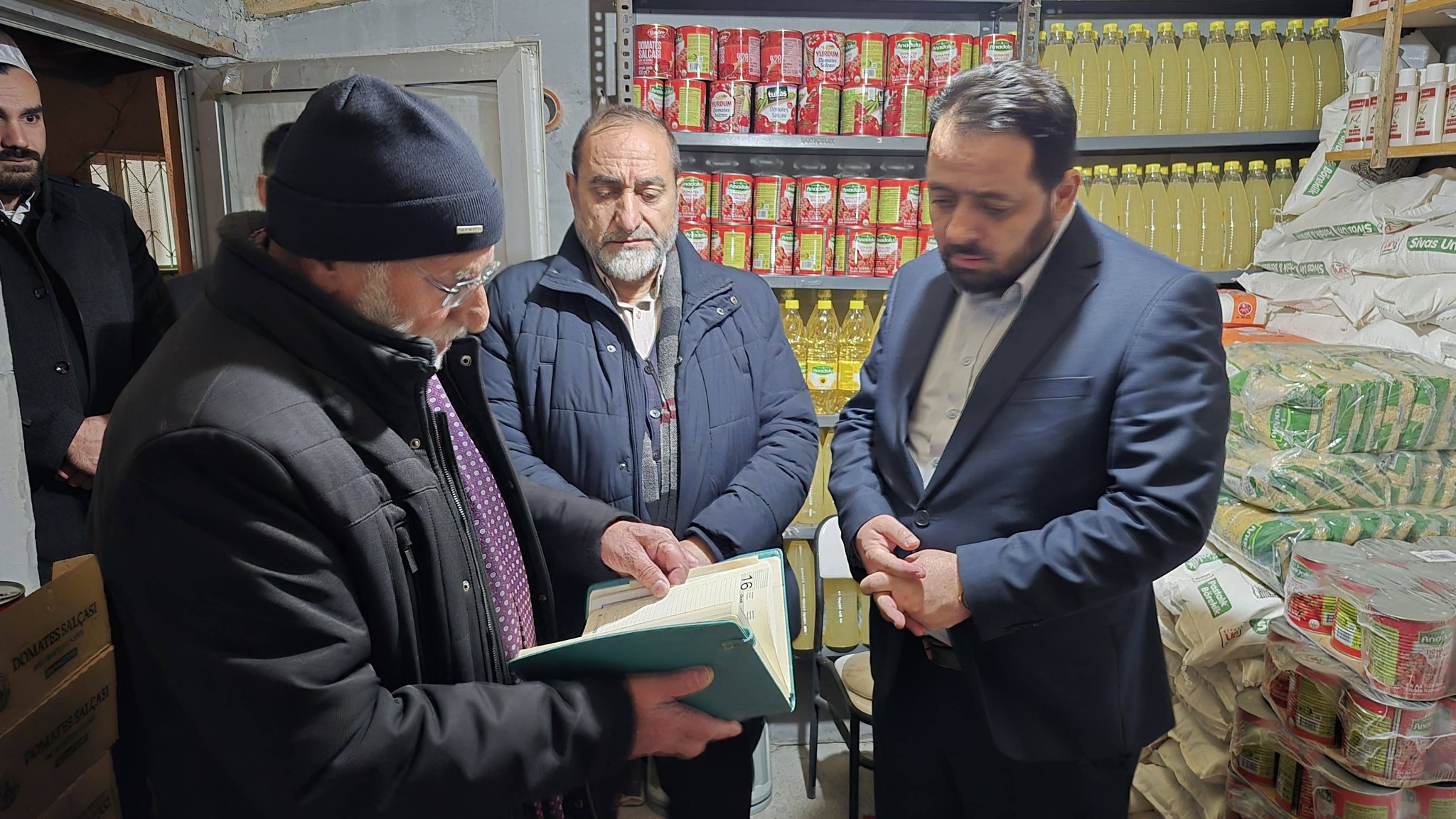 Sivas Müftüsü Limon’dan Hayır Bakkalına Ziyaret