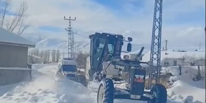 Sivas’ta Kar Duvarı Aşıldı: Hasta Vatandaş Kurtarıldı