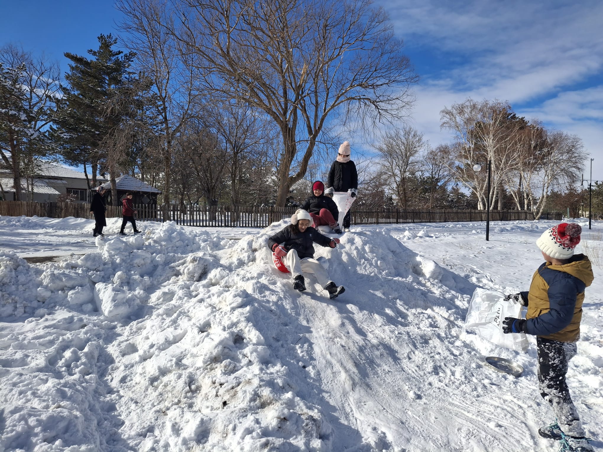 Ulaş ilçesinde soğuk hava etkili oluyor