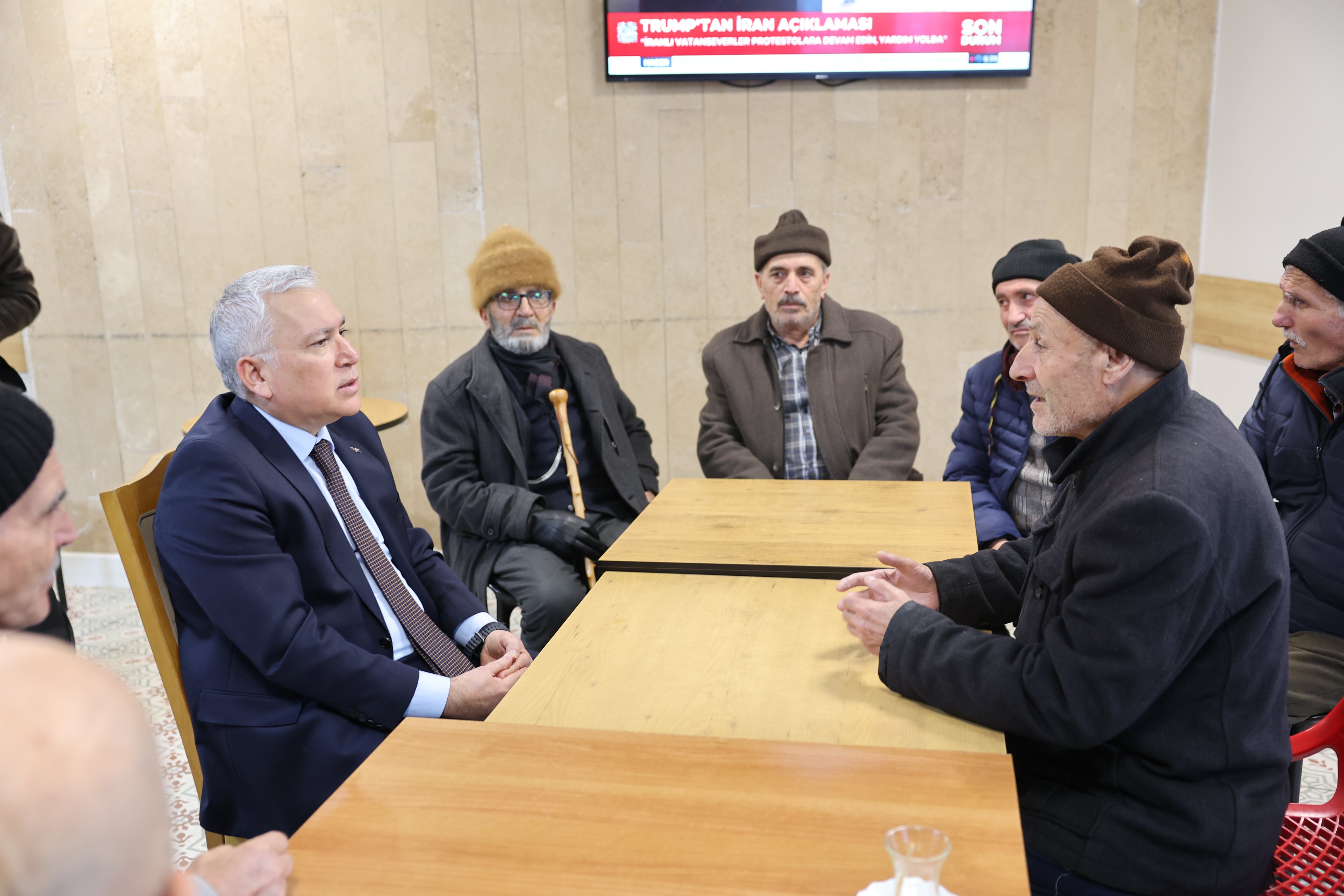 Vali Şimşek, Emeklilerle Buluştu