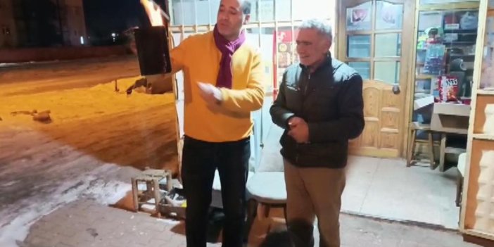 Sivas’ta veresiye defteri iyilikle yandı