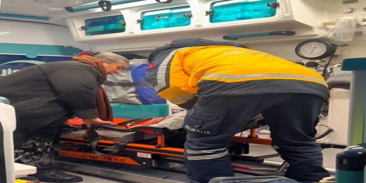 Sivas'ta rahatsızlanan kadın için zorlu mücadele