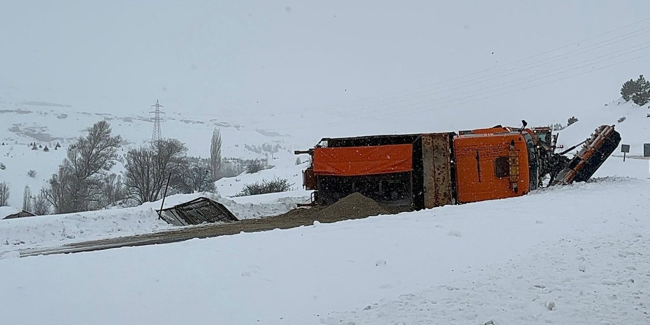 Sivas’ta Karla Mücadele Kazayla Sonuçlandı