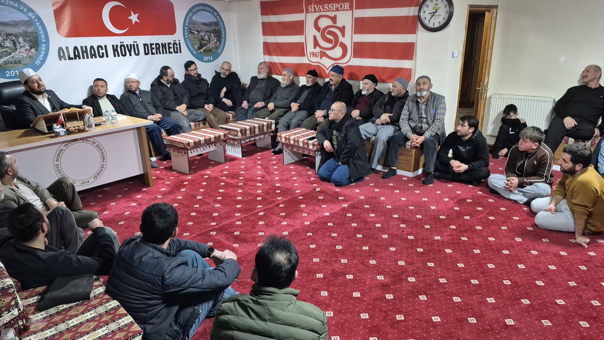 Sivas Müftüsü Limon Alahacı Köyü Derneği’ni ziyaret etti