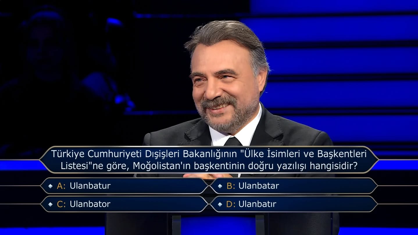Türkiye Cumhuriyeti Dışişleri Bakanlığının 'Ülke İsimleri ve Başkentleri'ne göre, Moğolistan'ın başkentinin doğru yazılışı