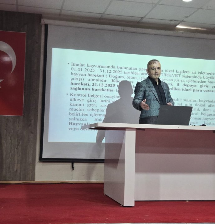 Sivas’ta 2026 yılı besilik ithal hayvan süreci anlatıldı