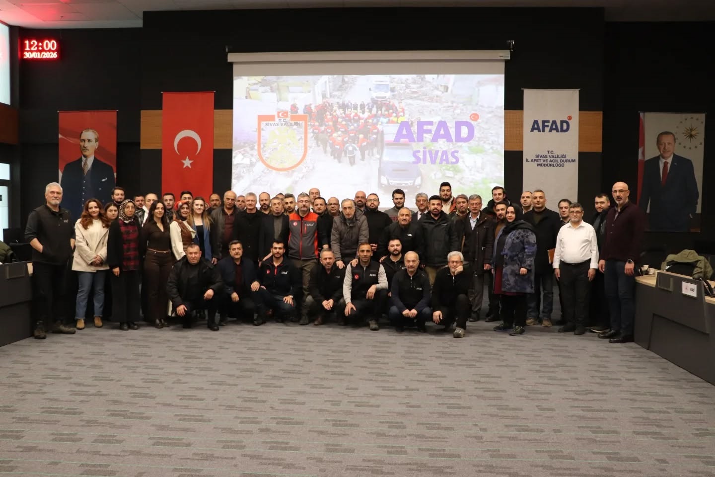 Sivas’ta Sivil Savunma Uzmanlarına 3 Günlük Eğitim