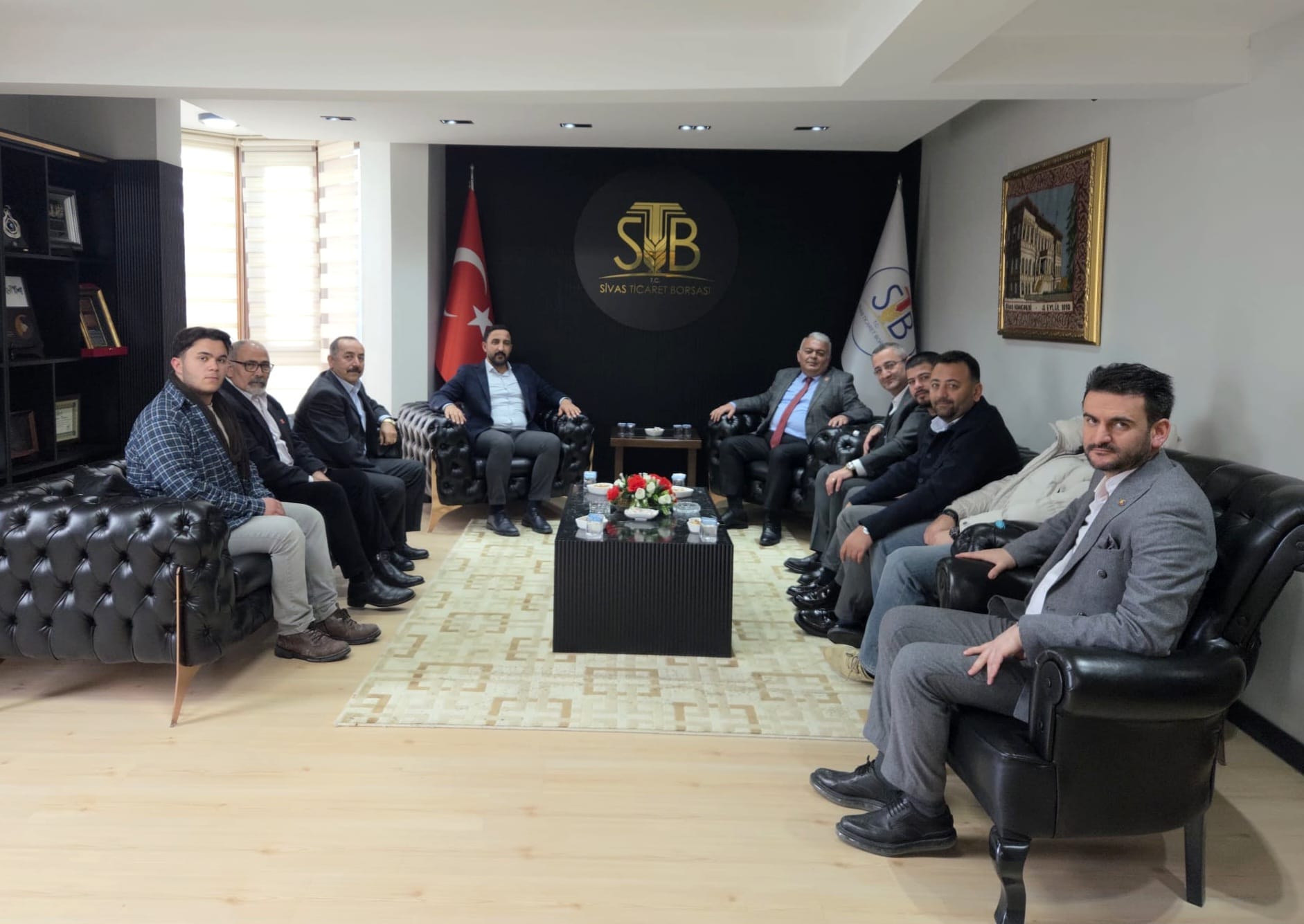 CHP ve Ticaret Borsası Sivas İçin Bir Araya Geldi
