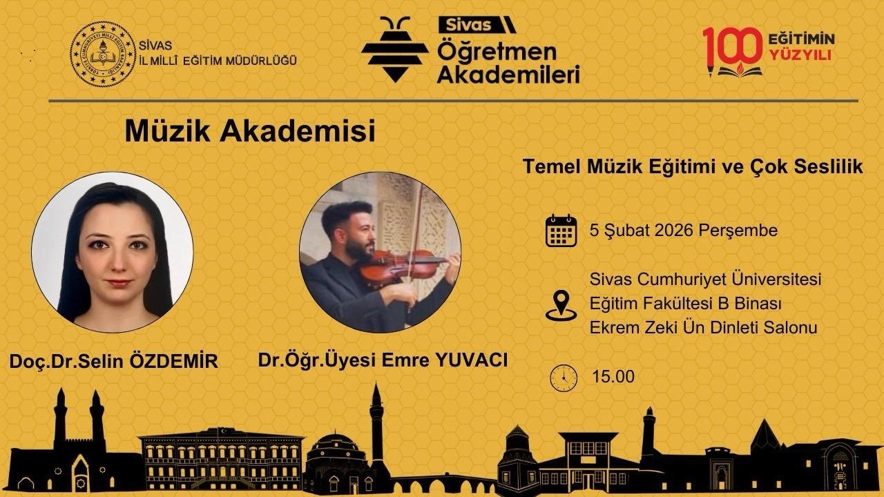 Sivas’ta akademik müzik buluşması