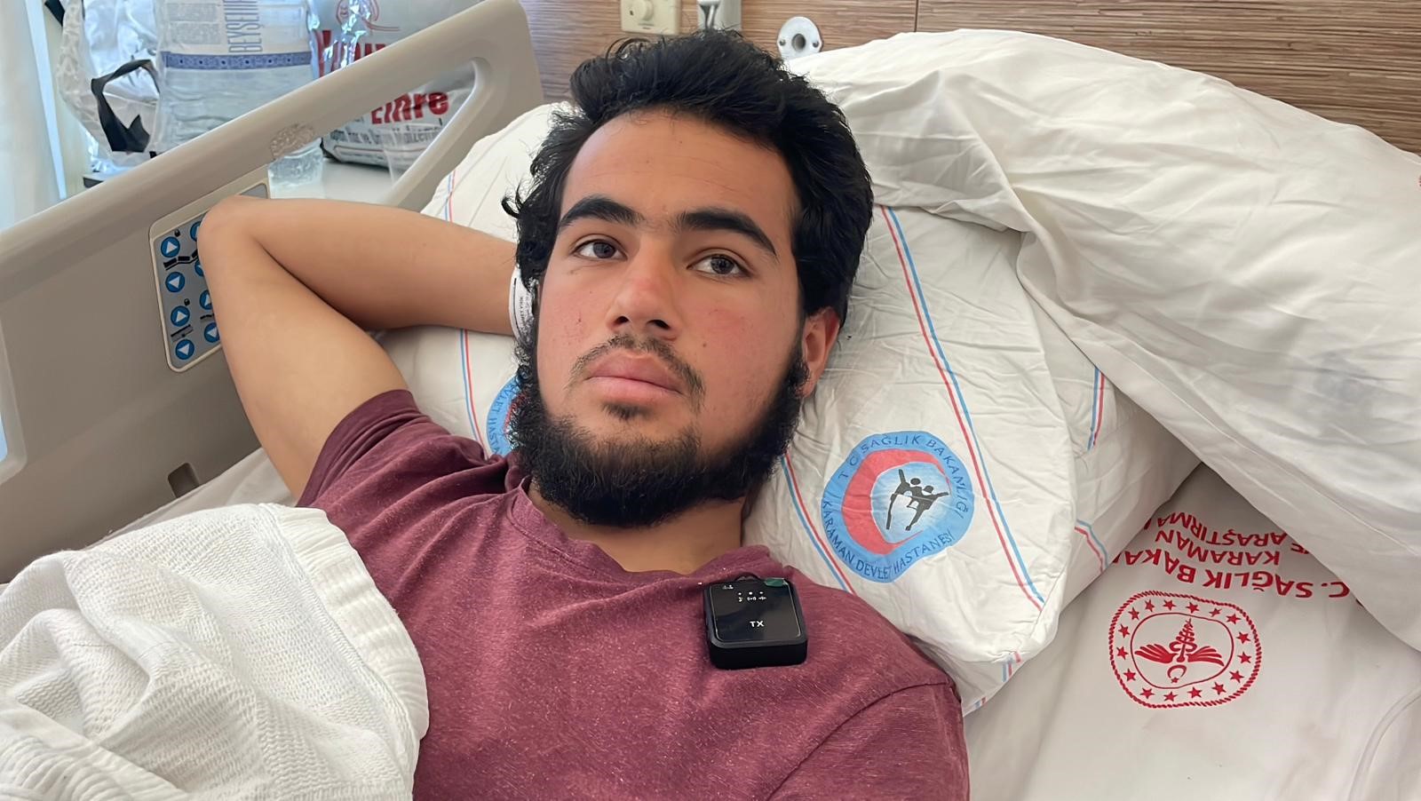 Domuzun saldırdığı çoban ölümden döndü