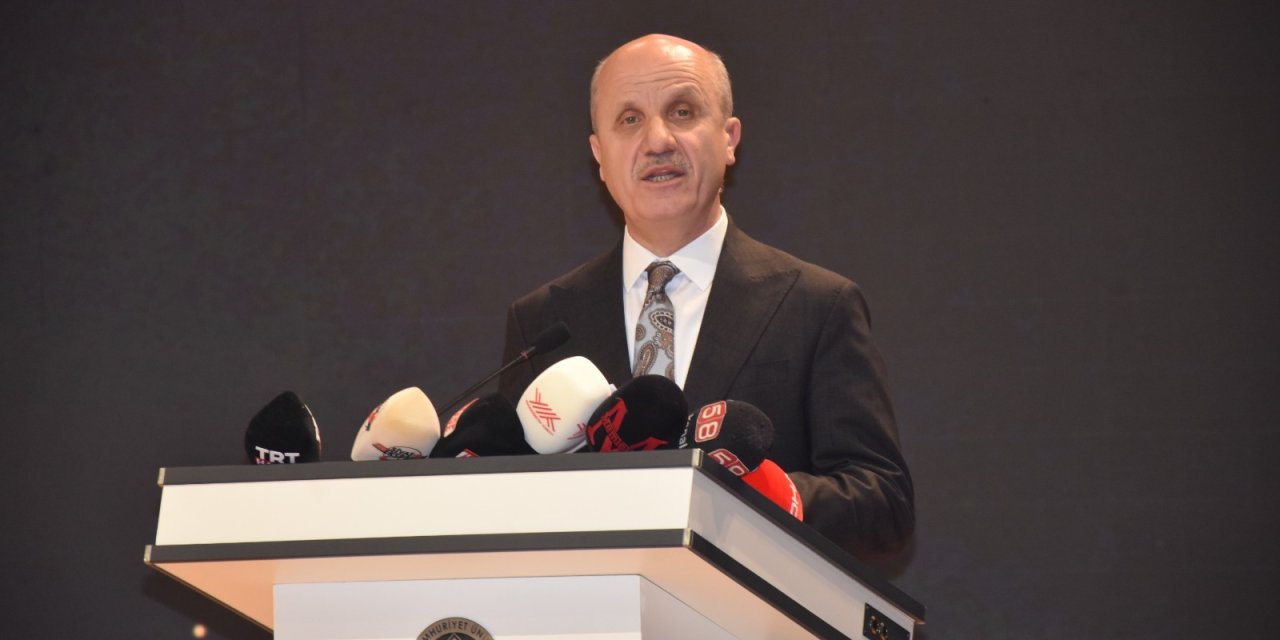 YÖK Başkanı Özvar, Sivas'ta konuştu: Filistinli öğrencilere kapımız açık