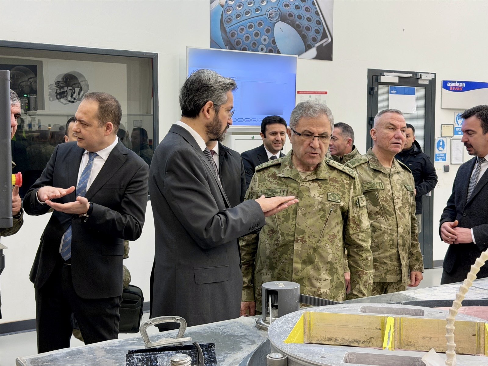 Sivas’ta askeri projelere üst düzey inceleme