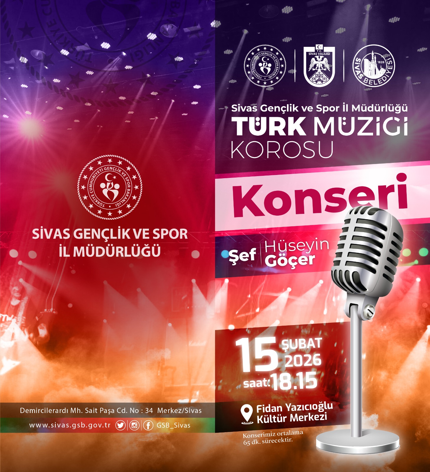 İl Müdürlüğü Personellerinden Türk Müziği Rüzgarı