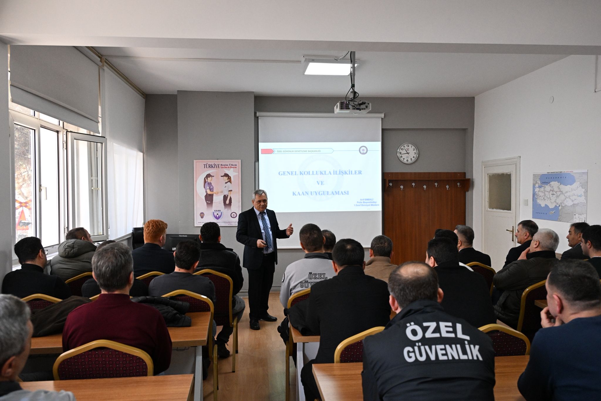 Sivas’ta özel güvenlik görevlilerine KAAN eğitimi
