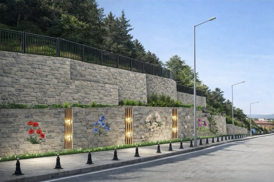 Sivas Belediyesi’nden kale çevresine estetik dokunuş