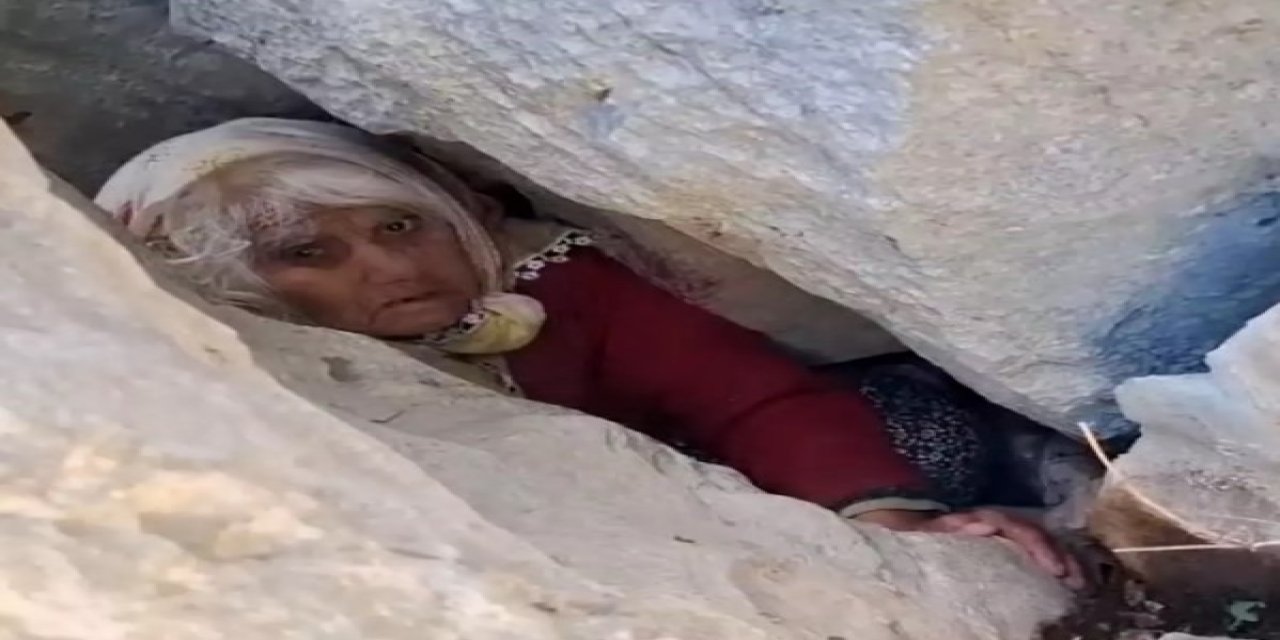 Dağda kaybolan kadın yarıkta bulundu
