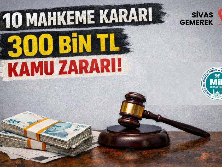 Sivas’ta görevlendirme hukuka aykırı çıktı, 300 bin lira zarar