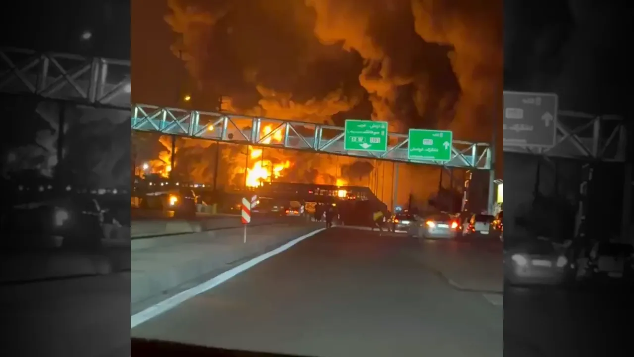 Tahran'daki petrol depolarına füzeli saldırı!