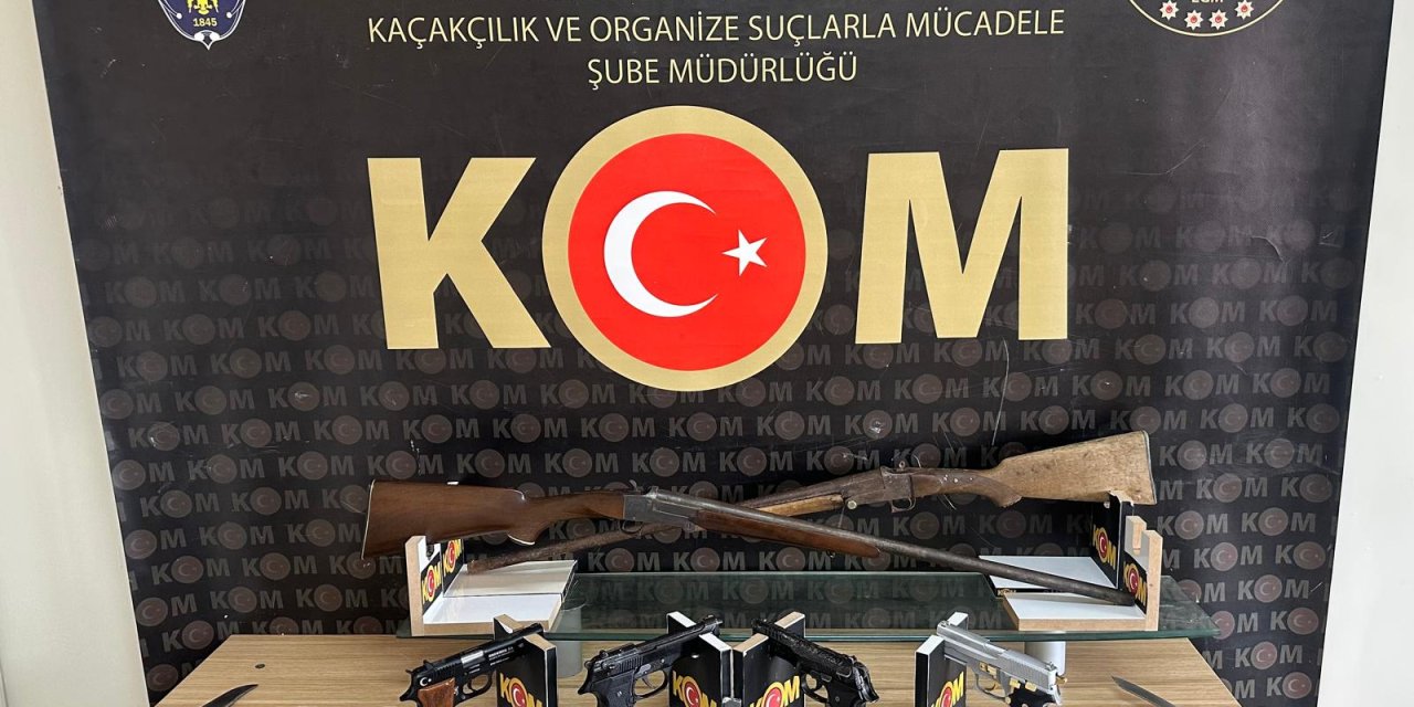 Sivas'ta silah kaçakçılığına 1 tutuklama