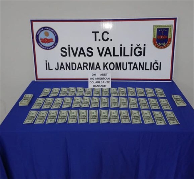 GÜRÜN´de SAHTE DOLAR ELE GEÇİRİLDİ