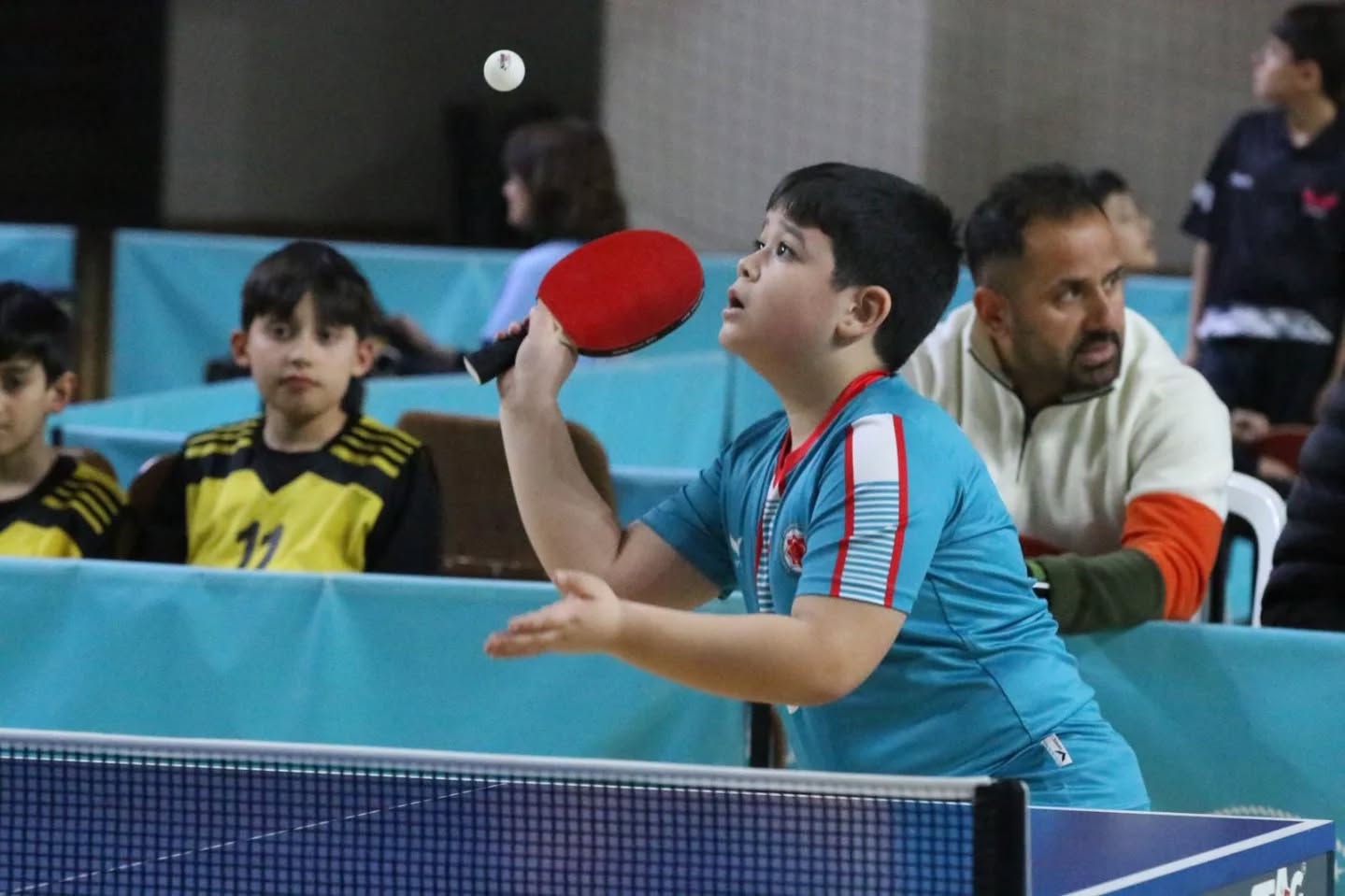 Sivas’ta masa tenisi turnuvası nefesleri kesti