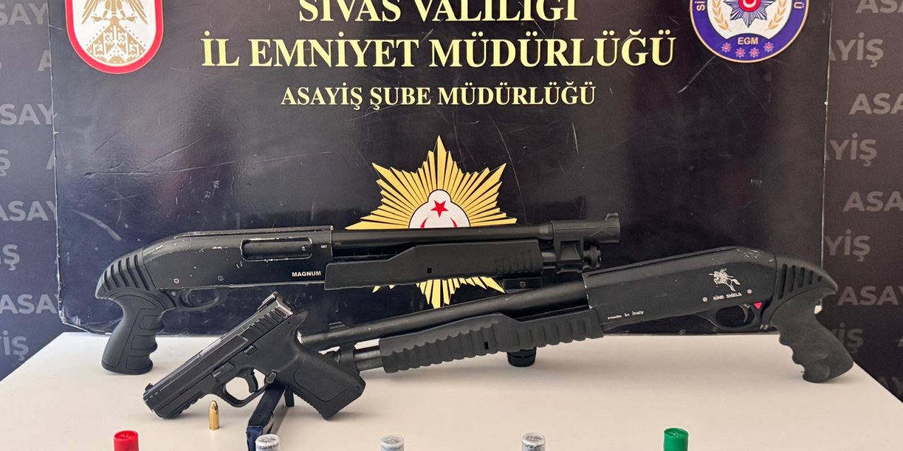 Sivas'ta silahlı saldırı şüphelileri yakalandı