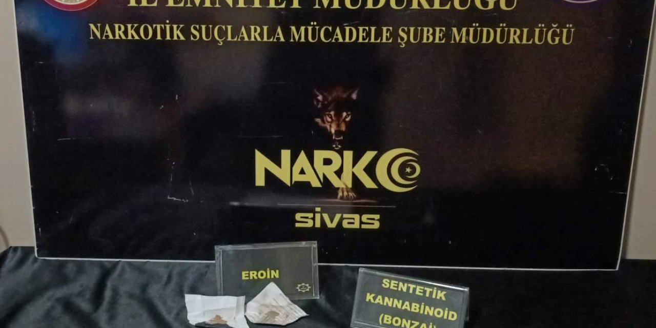 Sivas’ta uyuşturucudan 3 tutuklama