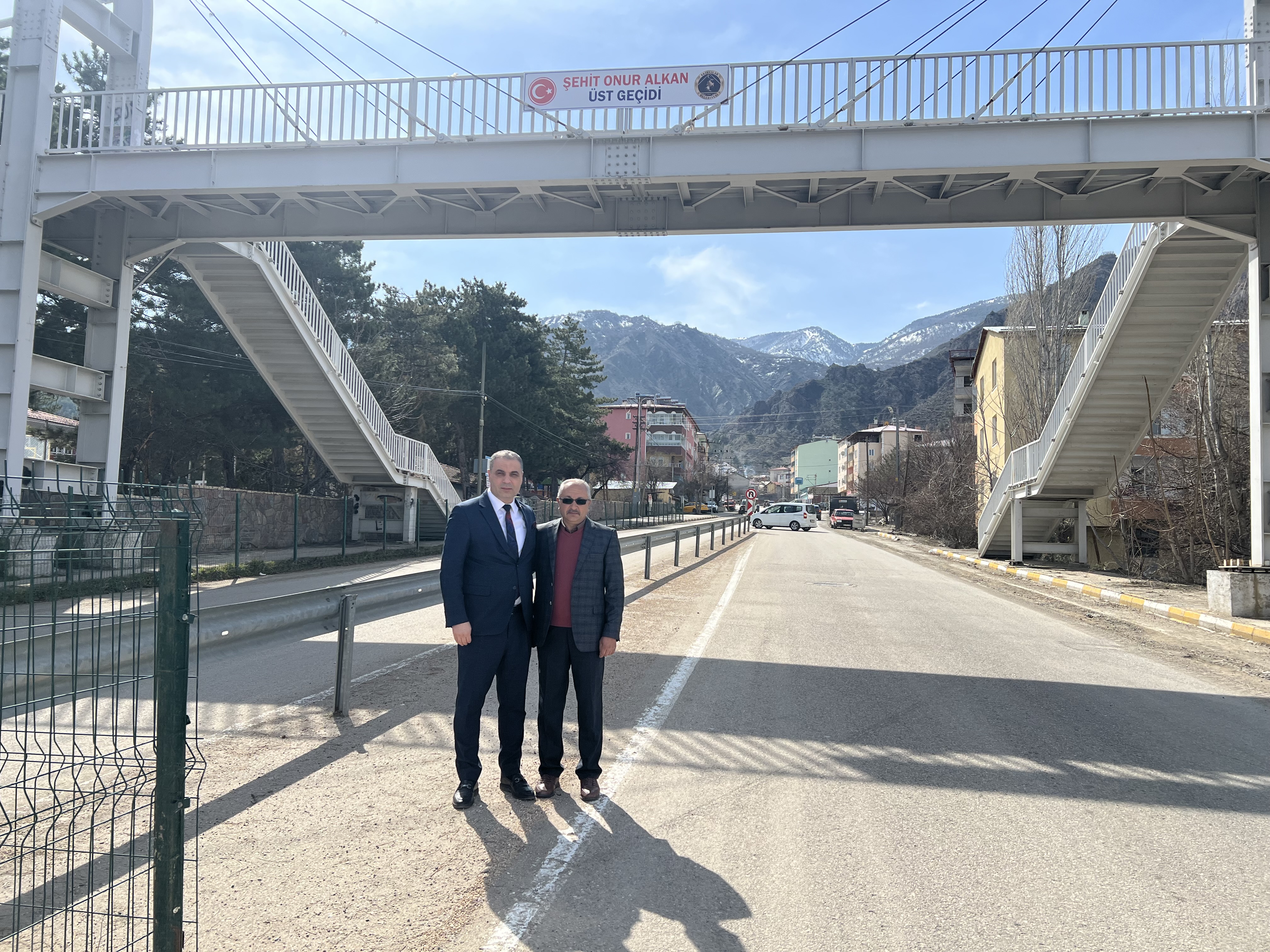 Akıncılar’da üst geçide Şehit Onur Alkan’ın ismi verildi