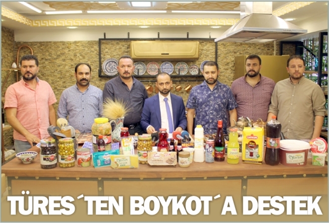 TÜRES´TEN BOYKOT´A DESTEK