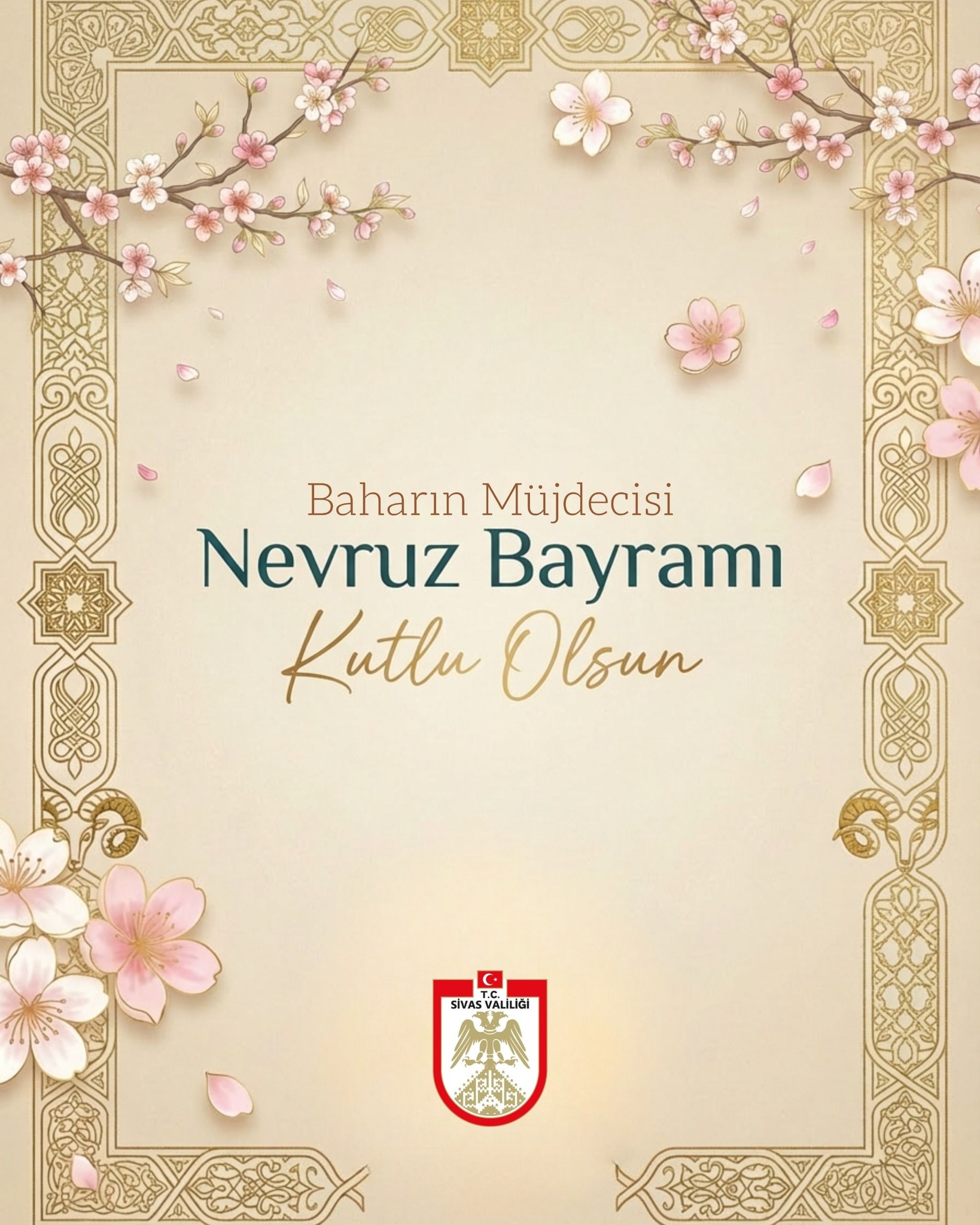 Sivas Valiliği’nden Nevruz Bayramı mesajı