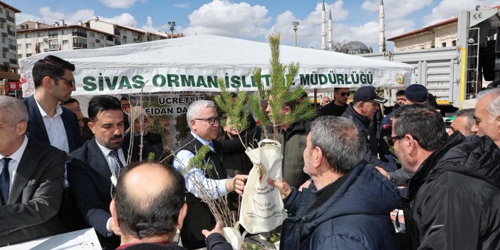 Sivas’ta 20 bin fidan toprakla buluşuyor