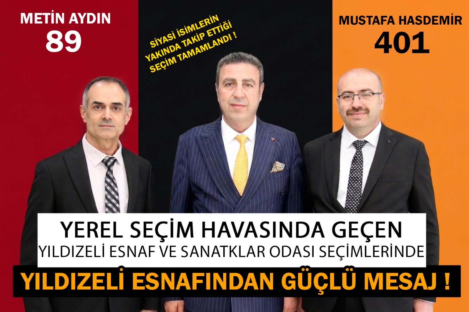 Yıldızeli'nin galibi Mustafa Hasdemir