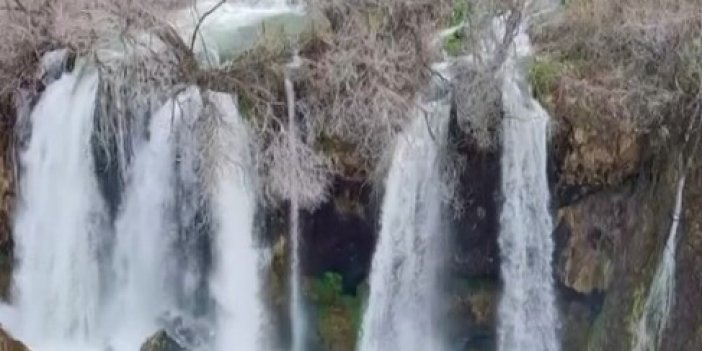 Sızır Şelalesi baharla birlikte yeniden canlandı