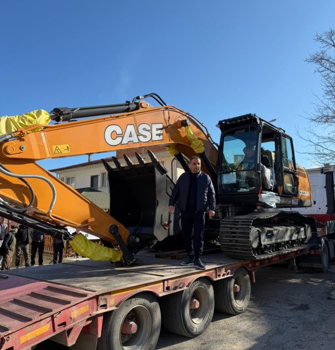 Akıncılar Belediyesi’ne Yeni İş Makinesi