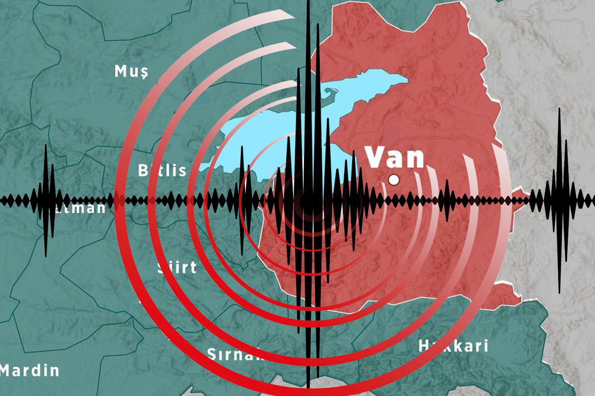 Van'da 5,2 büyüklüğünde deprem