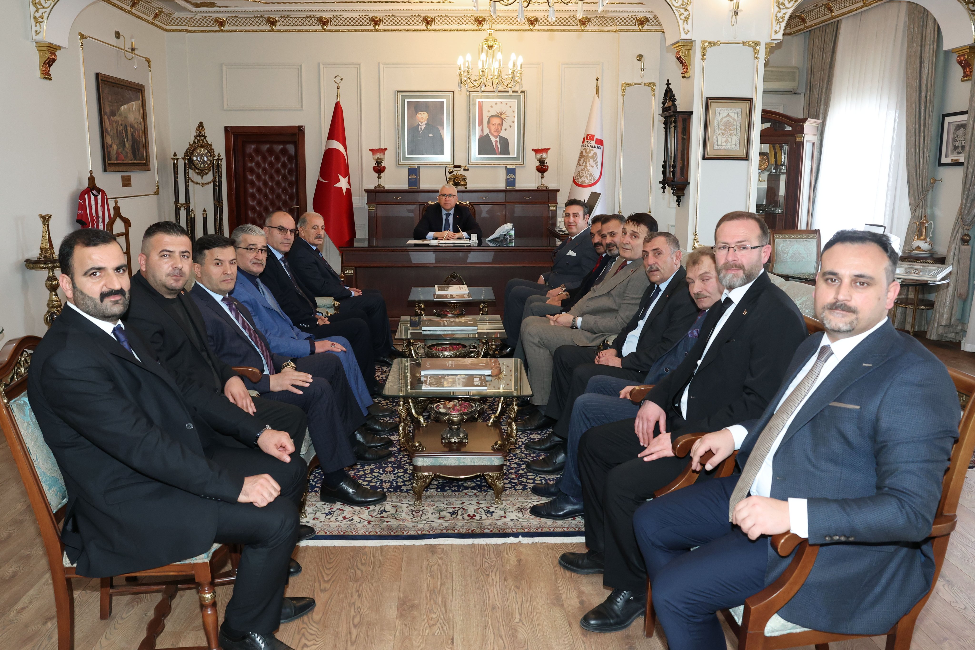 Sivas’ta Oda Başkanlarından Vali Şimşek’e Ziyaret