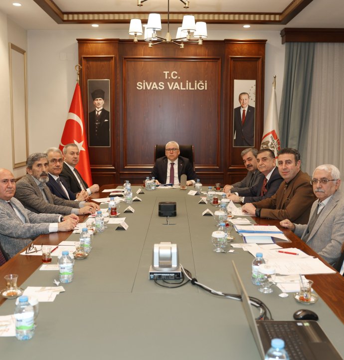 Sivas Hizmet Vakfı Yönetimi Toplandı