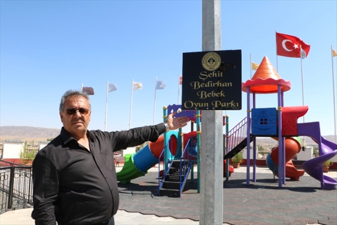ŞEHİT BEBEĞİN ADI ÇOCUK PARKINDA YAŞATILIYOR